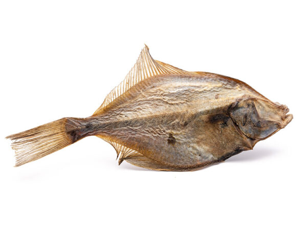 Dried flounder
